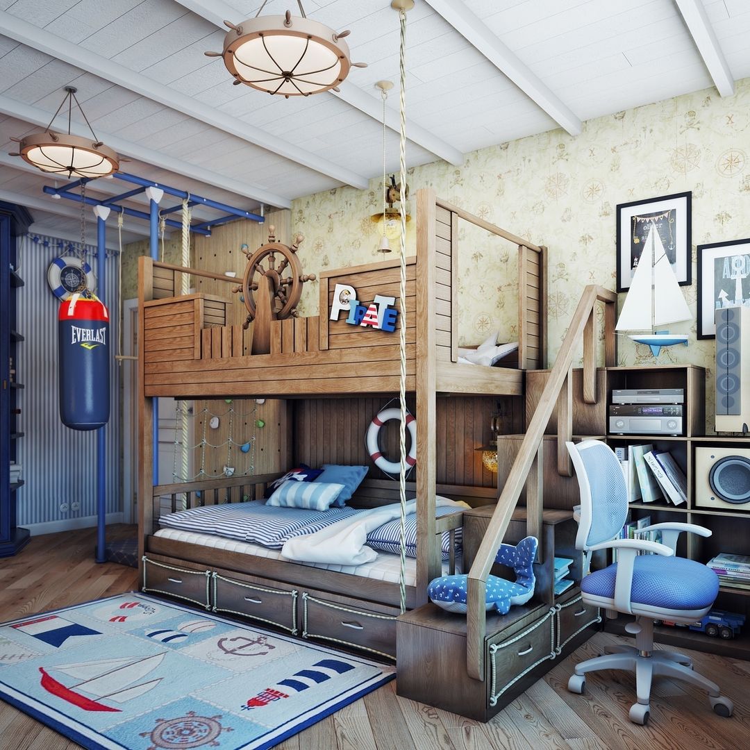 Дизайн-проект 4-х комнатной квартиры, г. Москва, Анна Теклюк Анна Теклюк Nursery/kid’s room