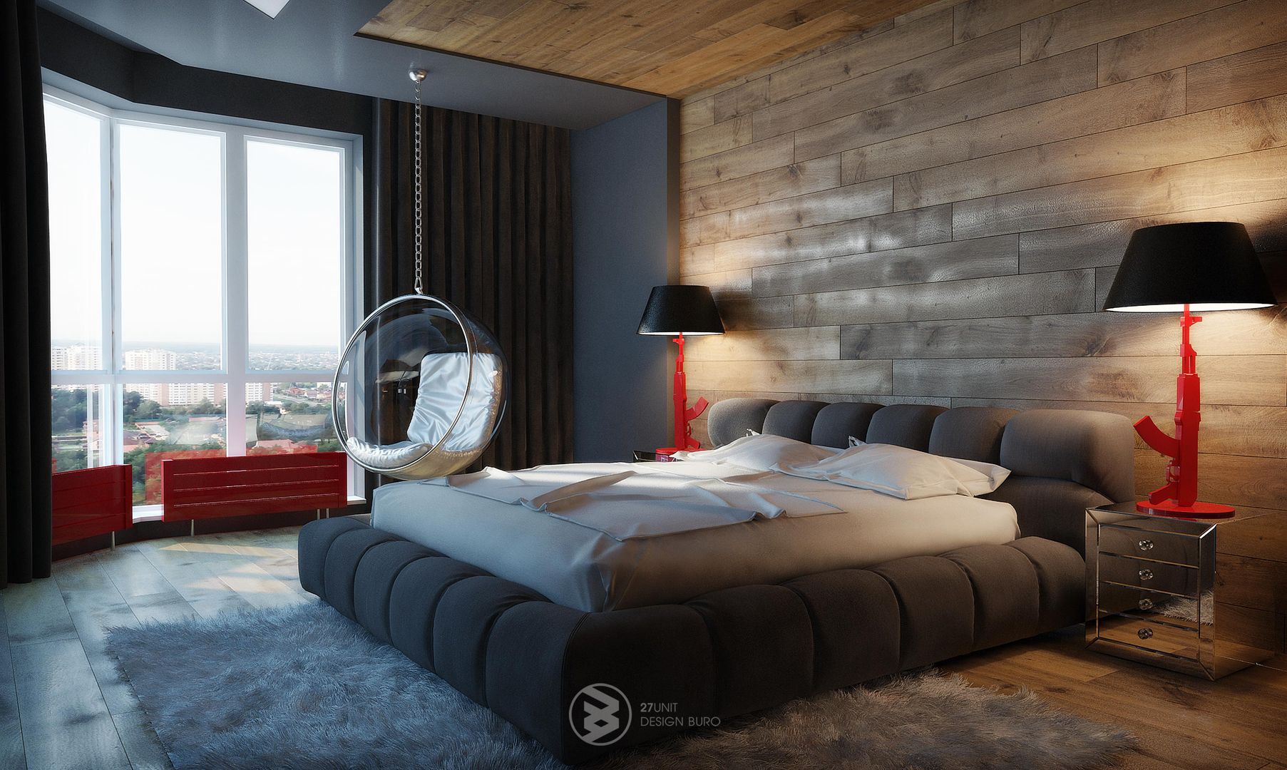 Квартира в Броварах 2, 27Unit design buro 27Unit design buro Eclectic style bedroom
