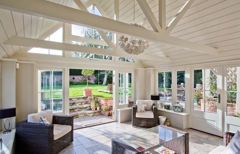 Extension interior Westbury Garden Rooms Зимний сад в классическом стиле