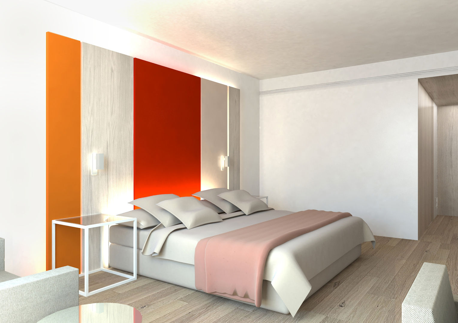 Hoteles, Suite 9 Suite 9 Quartos minimalistas Camas e cabeceiras