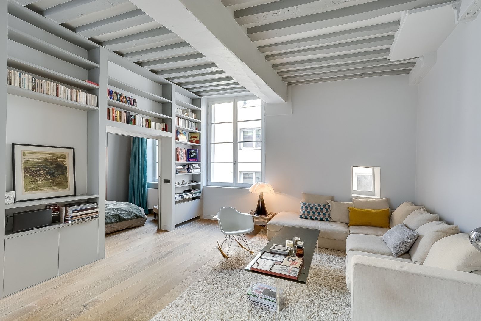 Appartement Paris, Meero Meero Гостиная в стиле лофт