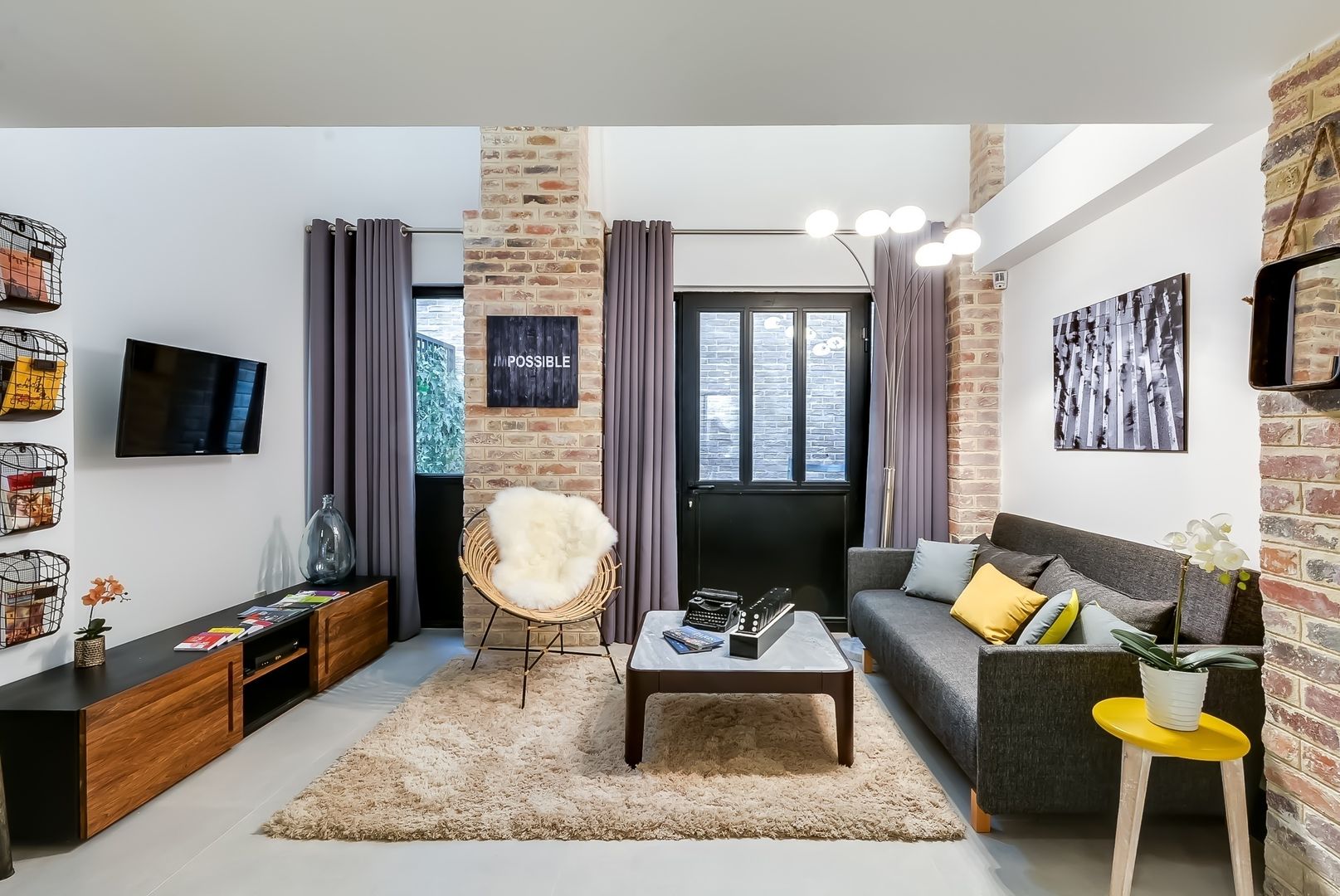 Loft parisien, Meero Meero غرفة المعيشة