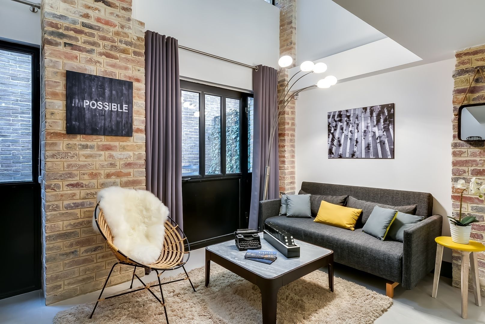 Loft parisien, Meero Meero Livings industriales