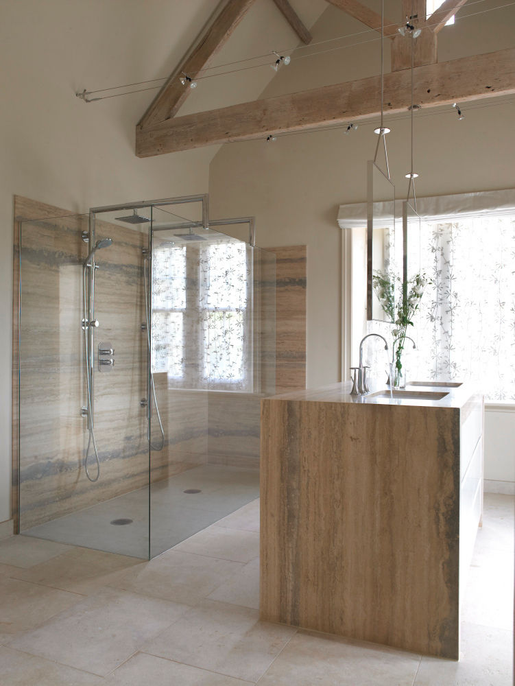 Bathroom, Manor Farm, Oxfordshire Concept Interior Design & Decoration Ltd Modern Banyo