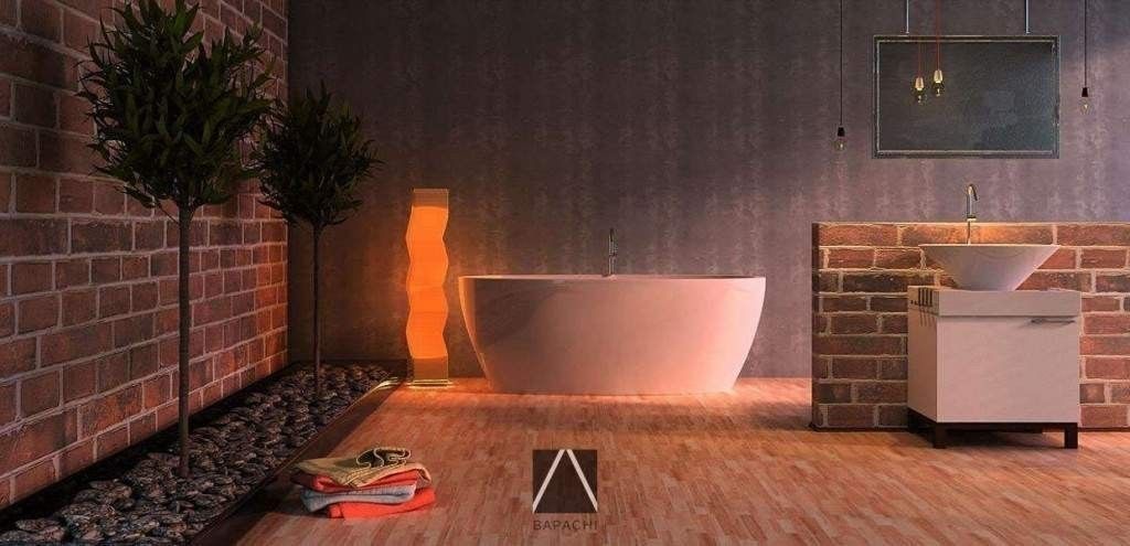Обложка - дизайн ванной, Дизайн-студия Bapachi Дизайн-студия Bapachi Phòng tắm