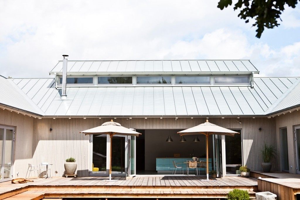 Haus Trittau, raphaeldesign raphaeldesign Scandinavian style balcony, veranda & terrace