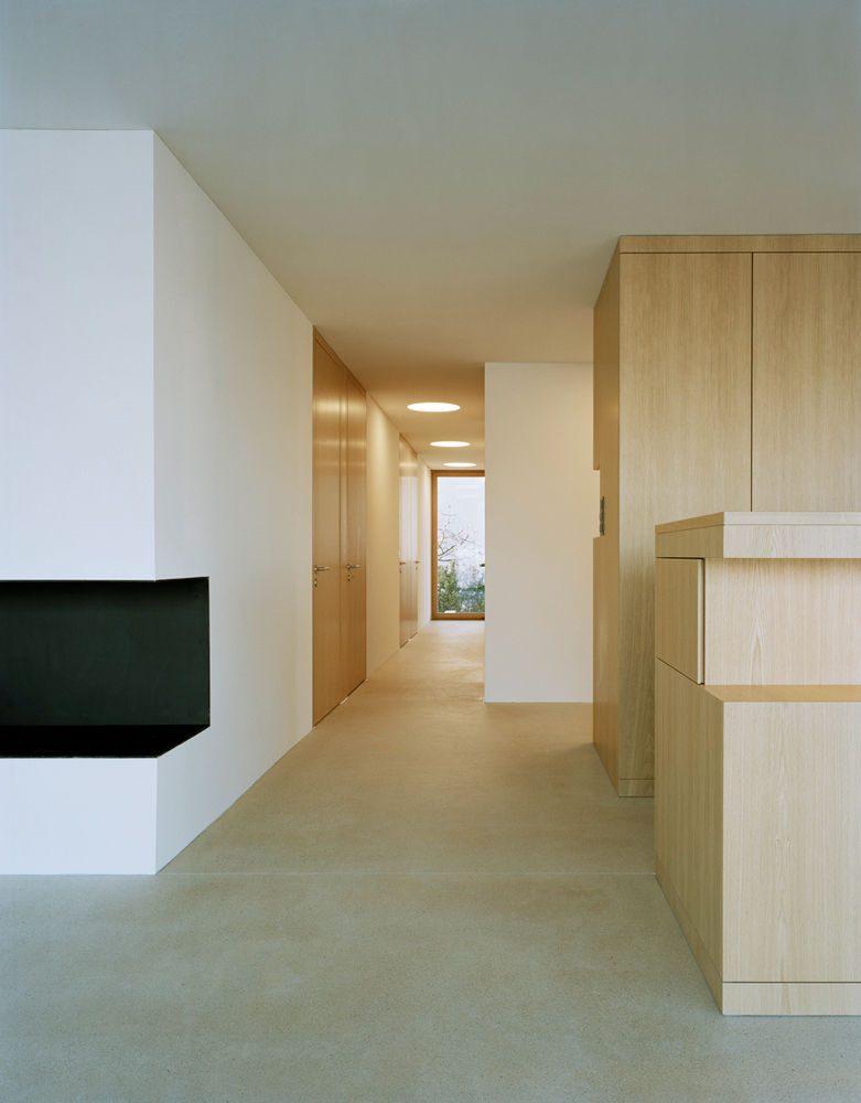 EFH Zimmerberg, Rossetti+Wyss Architekten Rossetti+Wyss Architekten Koridor & Tangga Modern