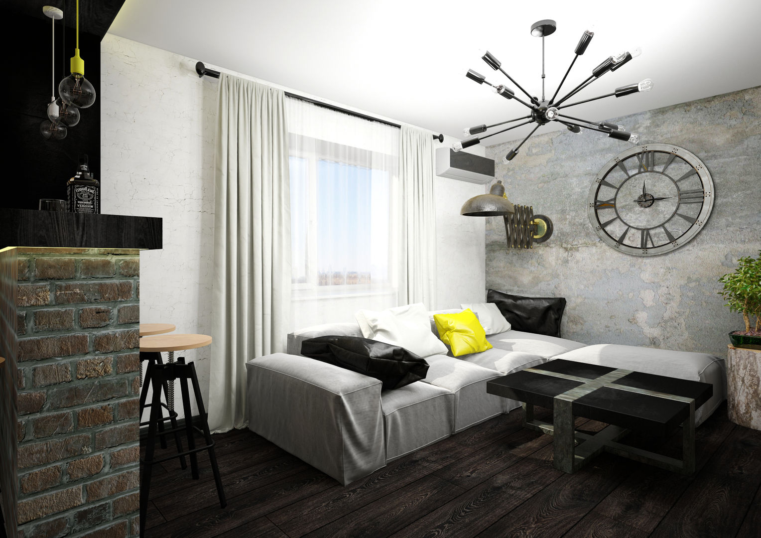 Креатив лофта, AbcDesign AbcDesign Living room