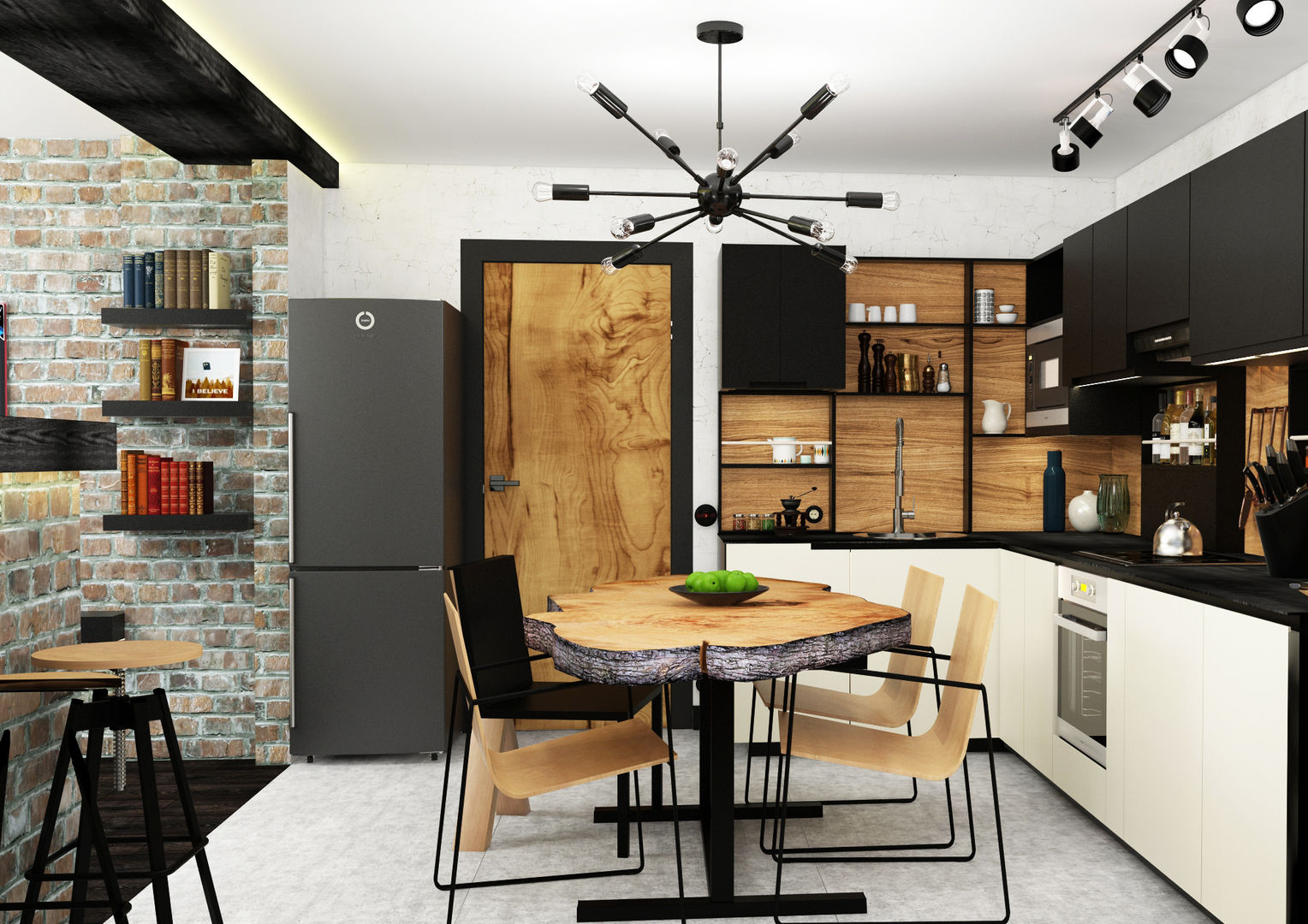 Креатив лофта, AbcDesign AbcDesign Dapur Gaya Industrial