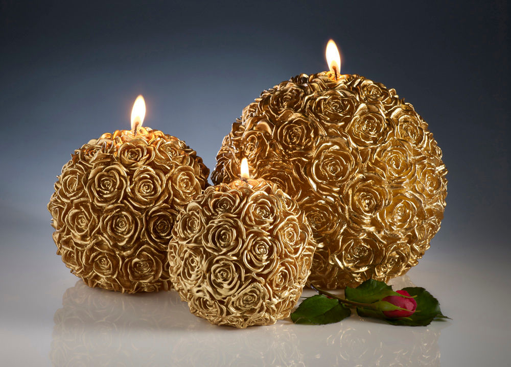 Rose Candles Amelia Candles Salas de estilo clásico Accesorios y decoración