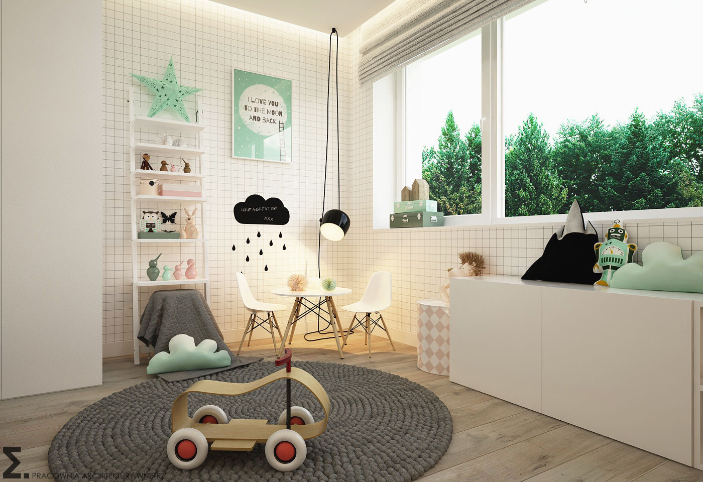 homify Quarto infantil escandinavo