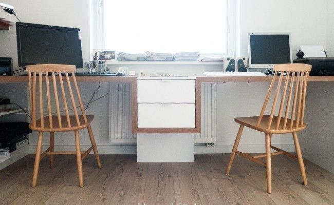 Home office, idea projekt idea projekt Phòng học/văn phòng phong cách Bắc Âu