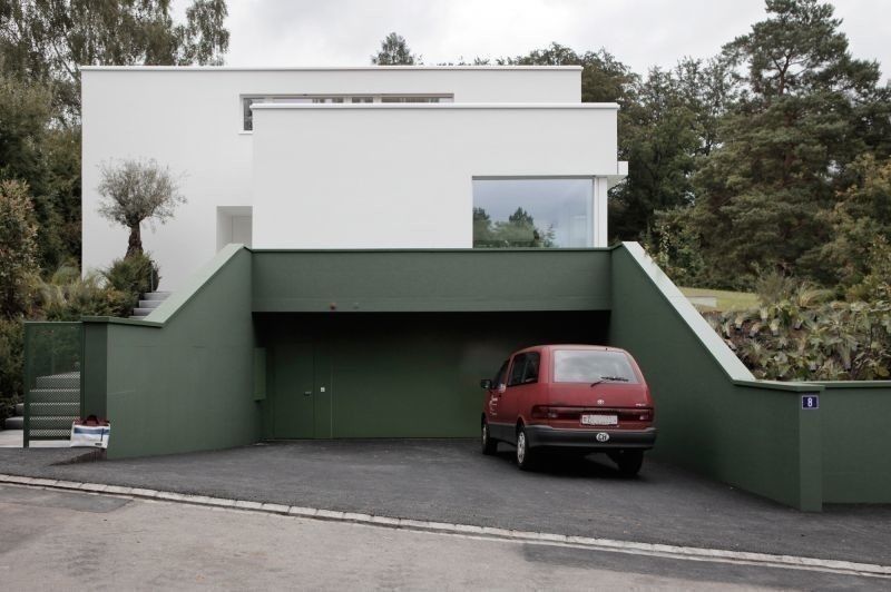 Neubau Villa Winterthur, Dominic Schmid Architektur Dominic Schmid Architektur Nowoczesne domy