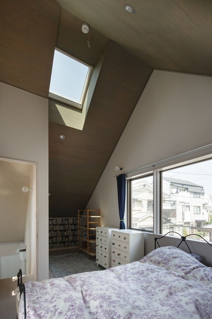 Elephant House 中西ひろむ建築設計事務所／Hiromu Nakanishi Architects Teen bedroom Wood Wood effect