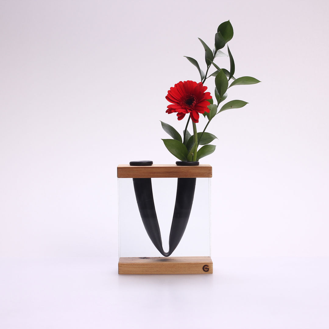 Vase VLORI, Groegl Upcycling Groegl Upcycling オリジナルデザインの リビング アクセサリー＆デコレーション