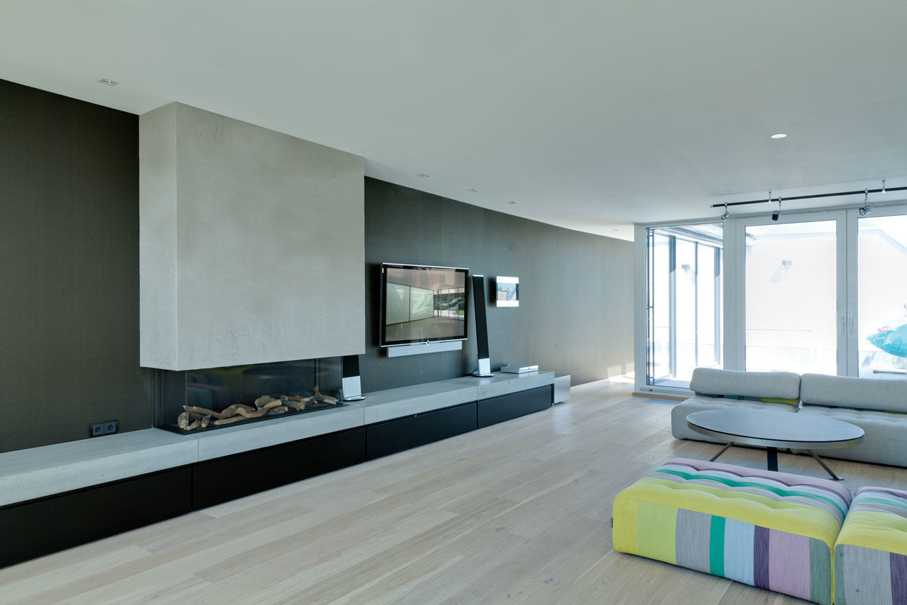 homify Salas de estar modernas