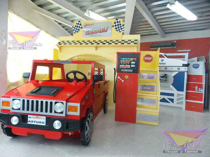 Increíble litera tipo Hummer Kids World- Recamaras, literas y muebles para niños Dormitorios infantiles modernos: Camas y cunas