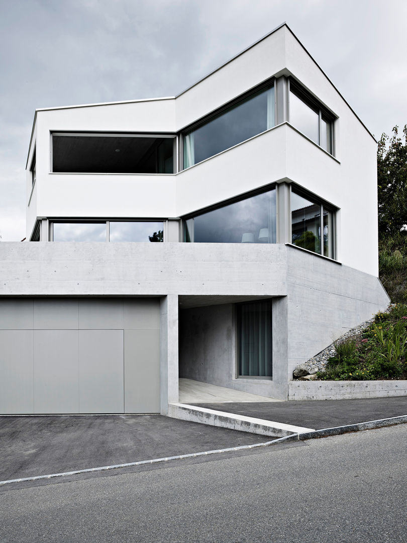 OLH . Neubau Einfamilienhaus . Oberlunkhofen . AG, idArchitekt.innen SIA AG idArchitekt.innen SIA AG Casas modernas