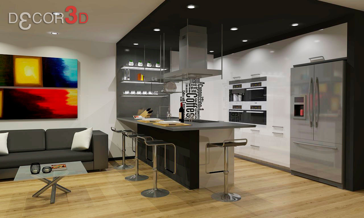 COCINA AMERICANA homify Cocinas modernas