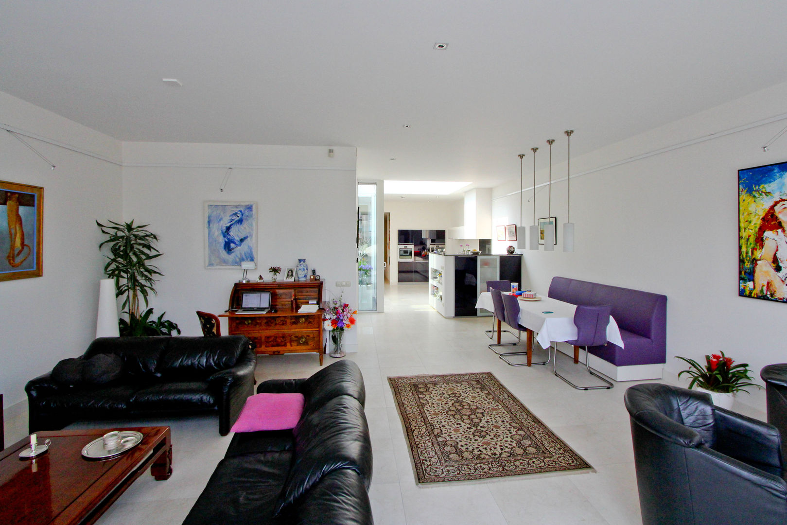 Herbestemmen productieloods tot appartement, OX architecten OX architecten Modern living room
