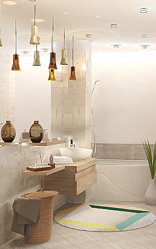 Ванная комната, Мозжерина Марина Мозжерина Марина Modern bathroom