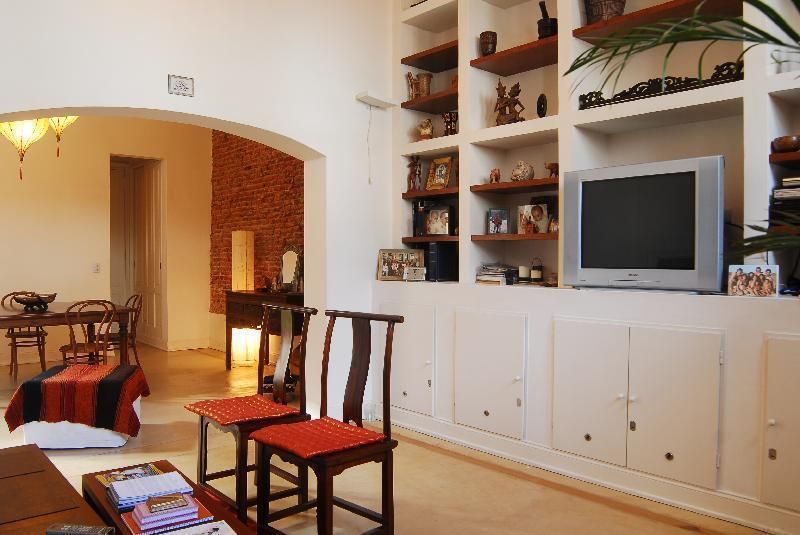 Reciclaje en Colegiales, Parrado Arquitectura Parrado Arquitectura Eclectic style living room