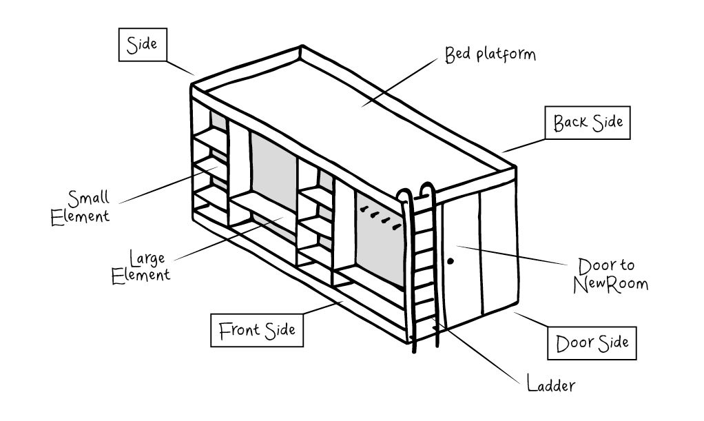 Modulares Multitalent: Möbelsystem Living Cube, Till Könneker Till Könneker