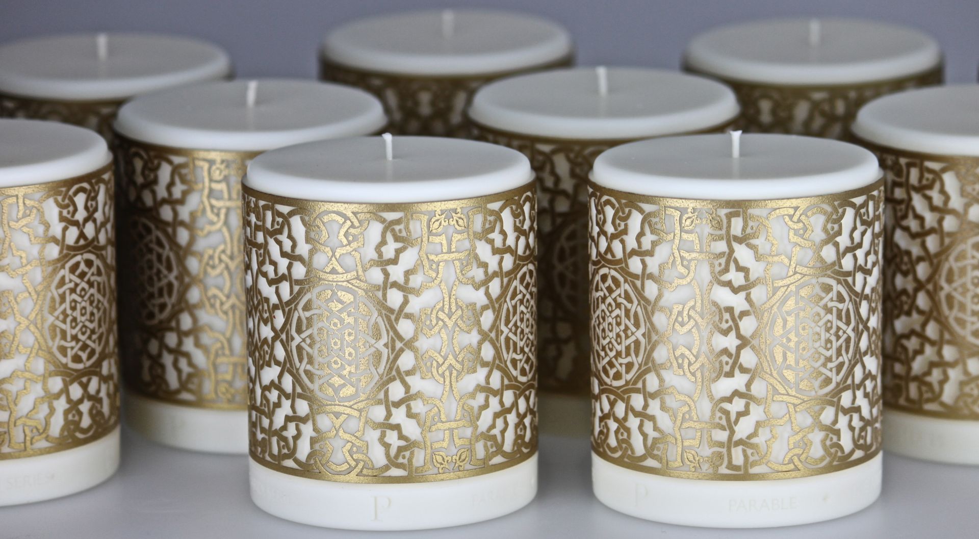 Middle Eastern, Moorish, Asian Rapeseed Wax Candles Parable Designs Ltd Casas asiáticas Acessórios e Decoração