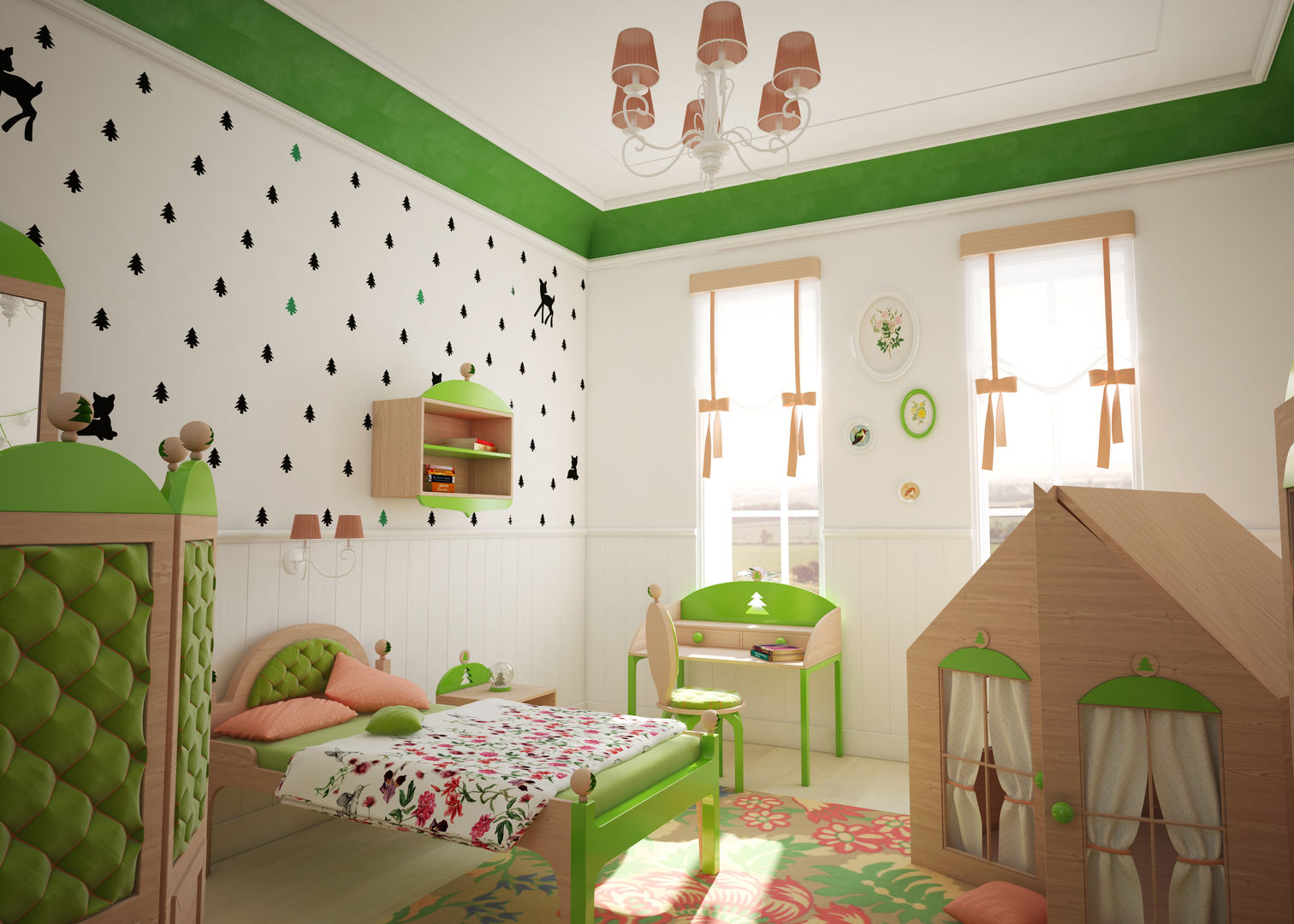 Tapety dla dzieci - KOLEKCJA NATURE, Humpty Dumpty Room Decoration Humpty Dumpty Room Decoration Nursery/kid’s room