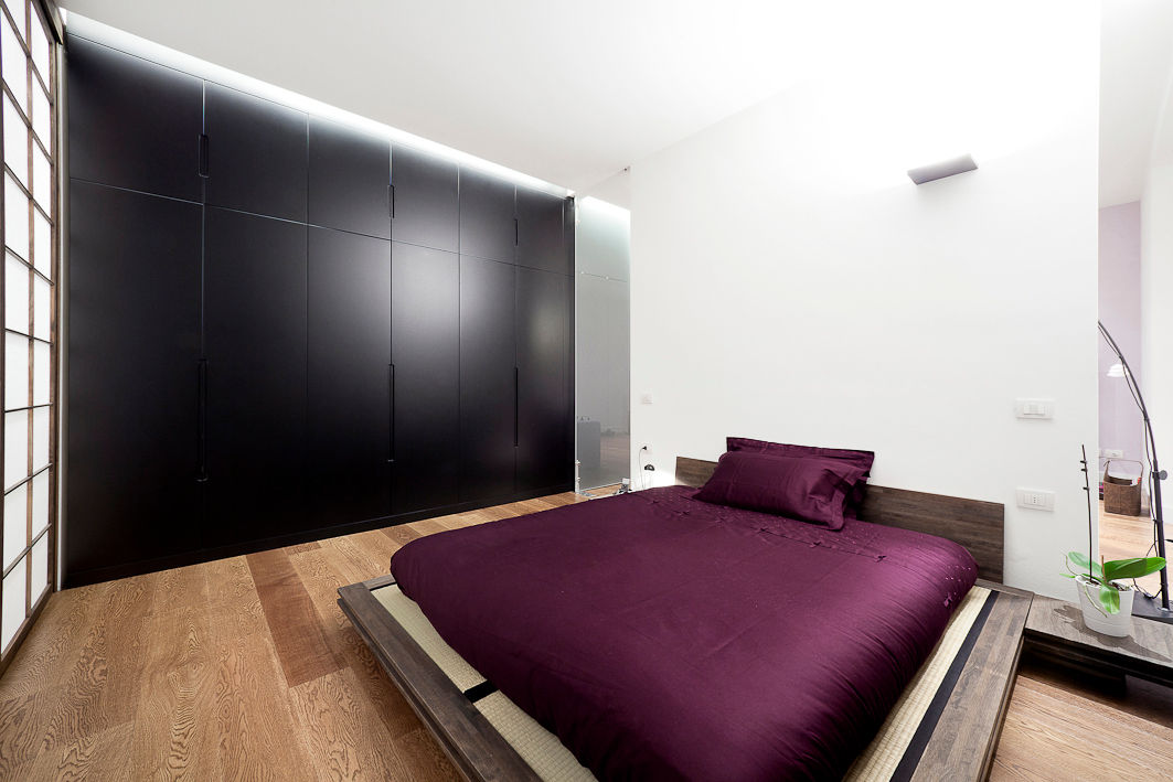 viola, 23bassi studio di architettura 23bassi studio di architettura Minimalistische Schlafzimmer