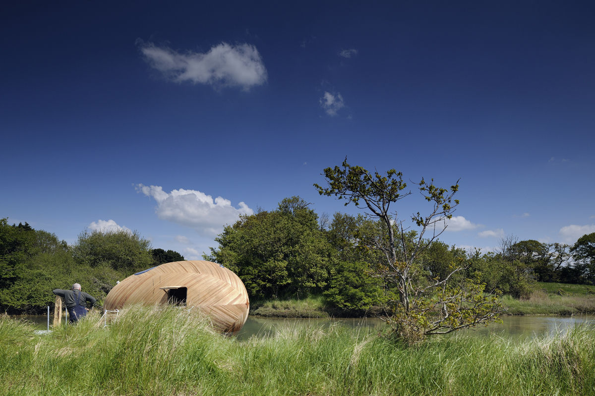 The Exbury Egg in River PAD studio Modern houses