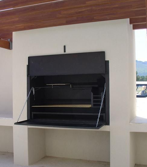 1200 Super Deluxe Built-in Braai The Braai Man Colonial style garden Fire pits & barbecues