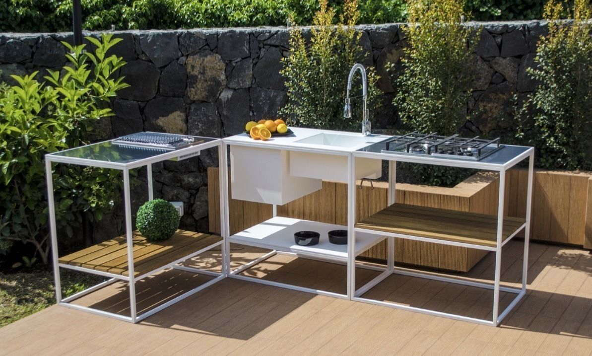 CONSOLLE - OUTDOOR KITCHEN D'Arrigo External Design Modern garden Furniture