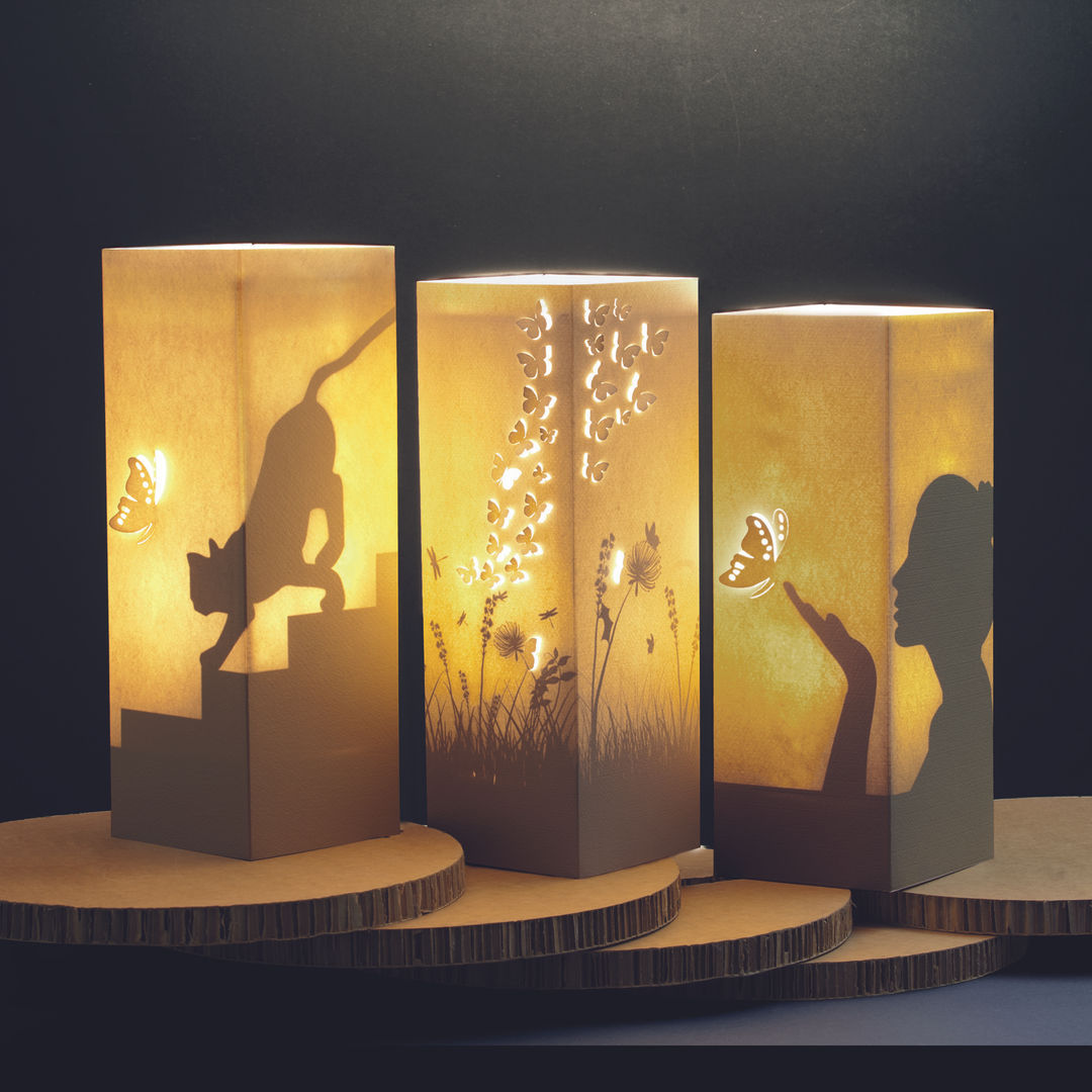 Le ombre - Shadows, W-Lamp W-Lamp Salones de estilo moderno Iluminación