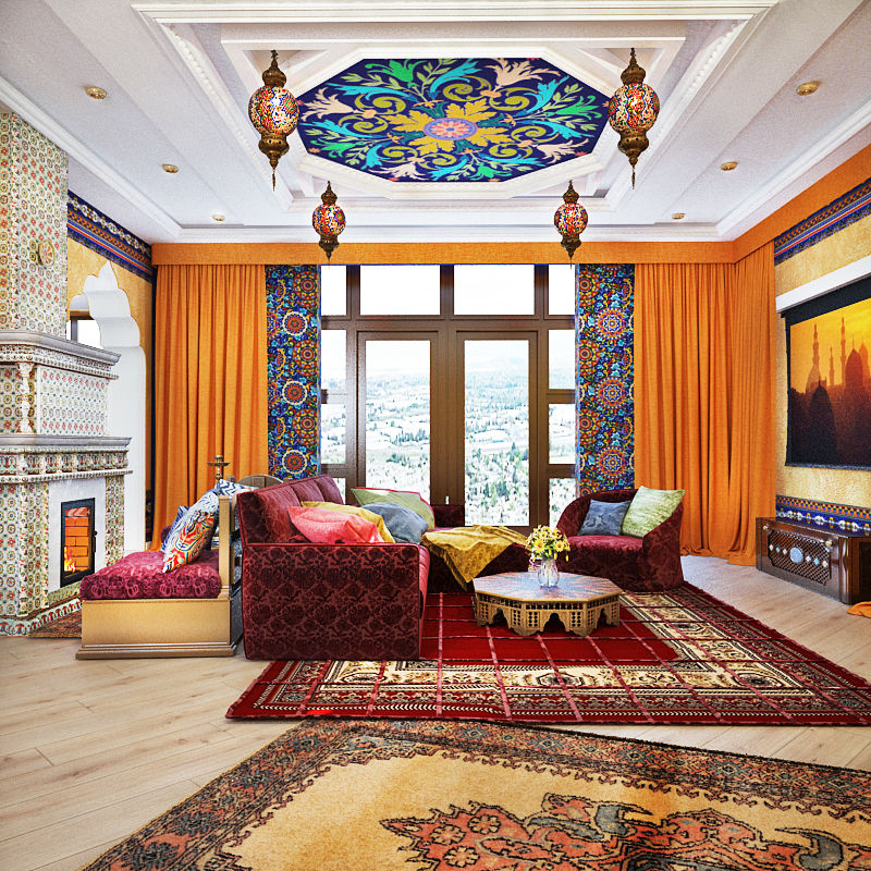 Восток, AbcDesign AbcDesign Asian style living room