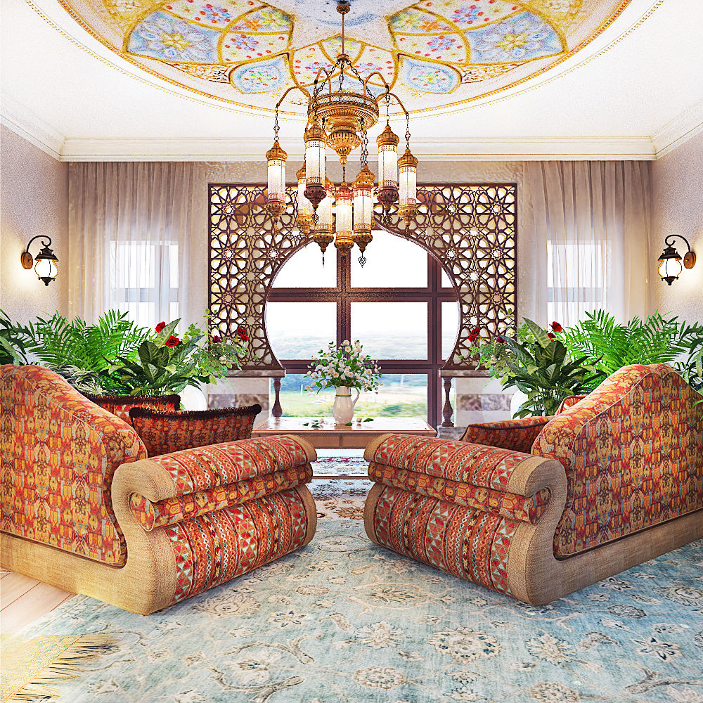 Восток, AbcDesign AbcDesign Asian style living room