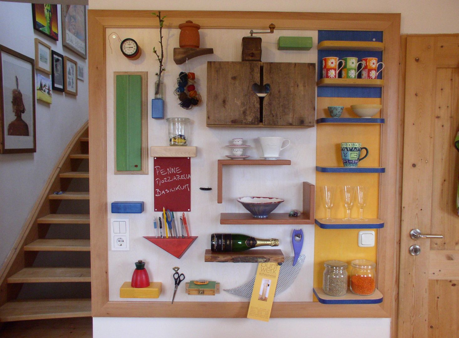 Schreinerarbeiten, Buntwerk Buntwerk Kitchen Wood Wood effect Cabinets & shelves