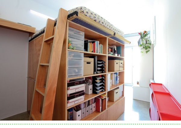 Loft en Les Corts (37m2), Brigitte Hübner Brigitte Hübner Modern style bedroom