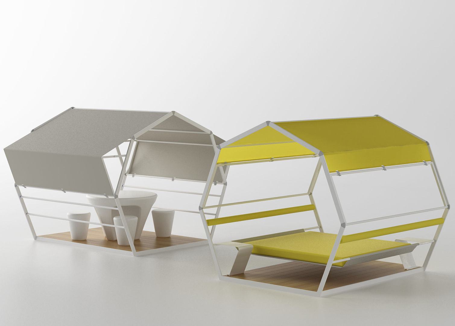 Eptagarden Tonetti Design Taman Gaya Industrial Greenhouses & pavilions
