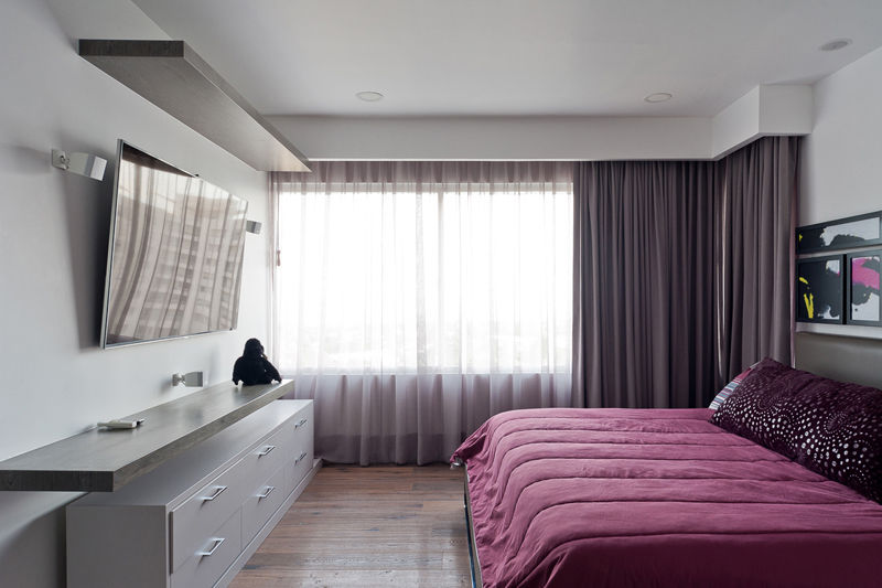 DEPARTAMENTO EN CUERNAVACA, HO arquitectura de interiores HO arquitectura de interiores Modern style bedroom
