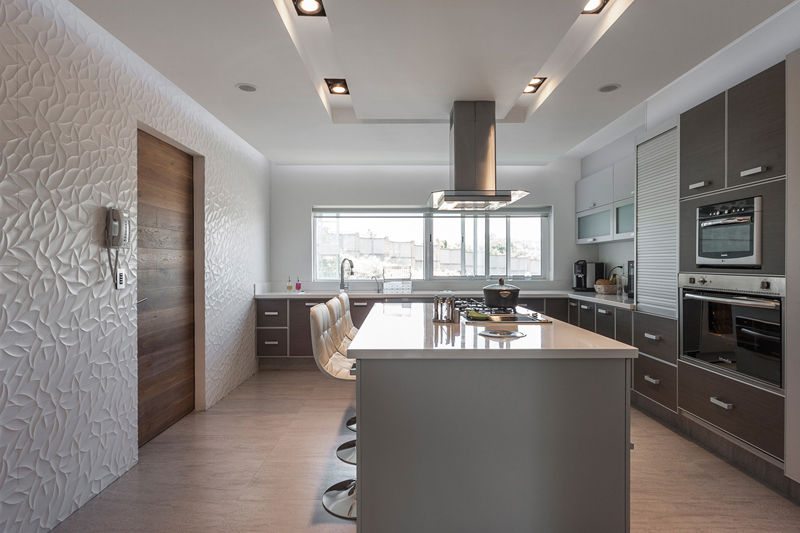 DEPARTAMENTO EN BOSQUE REAL, HO arquitectura de interiores HO arquitectura de interiores Modern kitchen