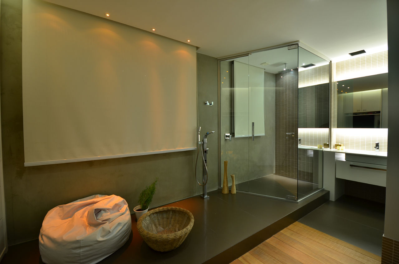 APARTAMENTO LOFT, HECHER YLLANA ARQUITETOS HECHER YLLANA ARQUITETOS Bathroom