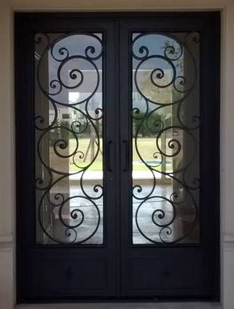 Puerta de entrada de hierro forjado, Del Hierro Design Del Hierro Design Pintu Besi/Baja Doors
