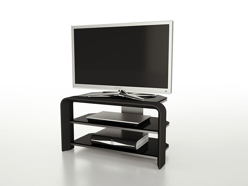 John Lewis TV Stand homify Modern living room Glass TV stands & cabinets