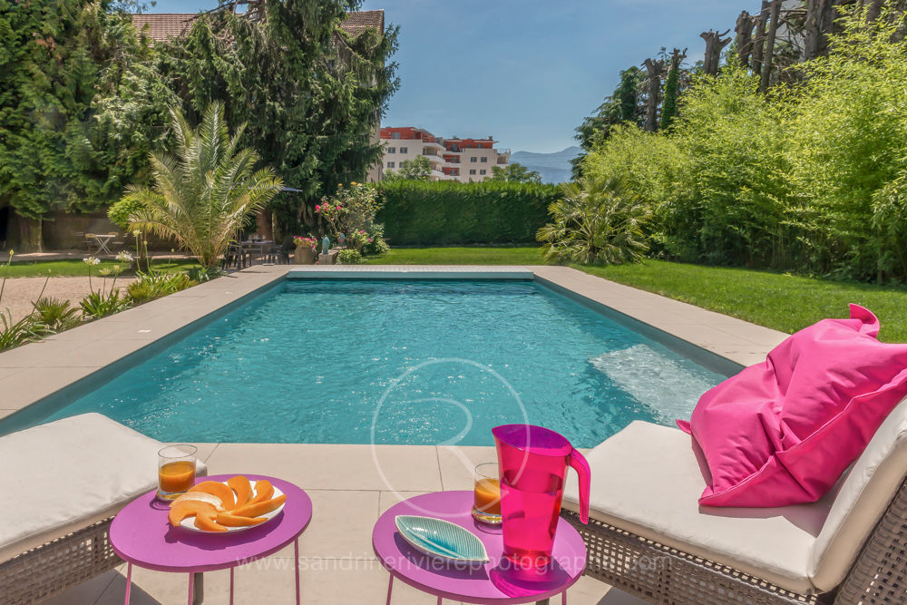 Piscine Sandrine RIVIERE Photographie Jardin original