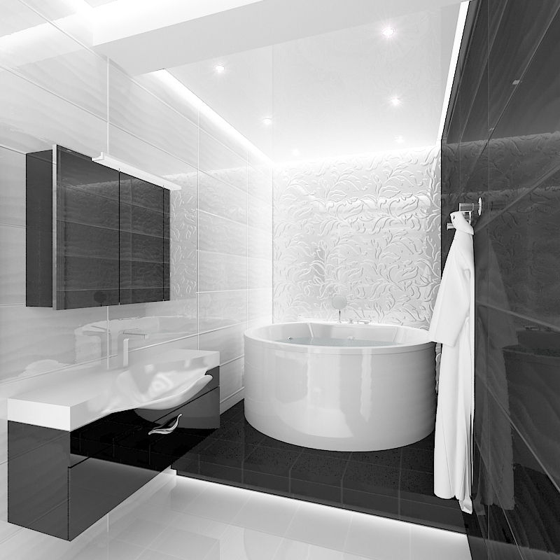 Трехкомнатная квартира в элитном жилом комплексе, Design Rules Design Rules Ванная комната в стиле минимализм