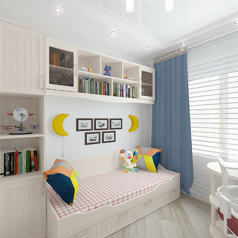 Трехкомнатная квартира, Design Rules Design Rules Dormitorios infantiles