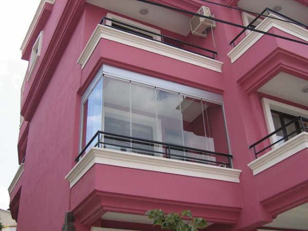 Cam Balkon, armoni yapı armoni yapı ระเบียง, นอกชาน