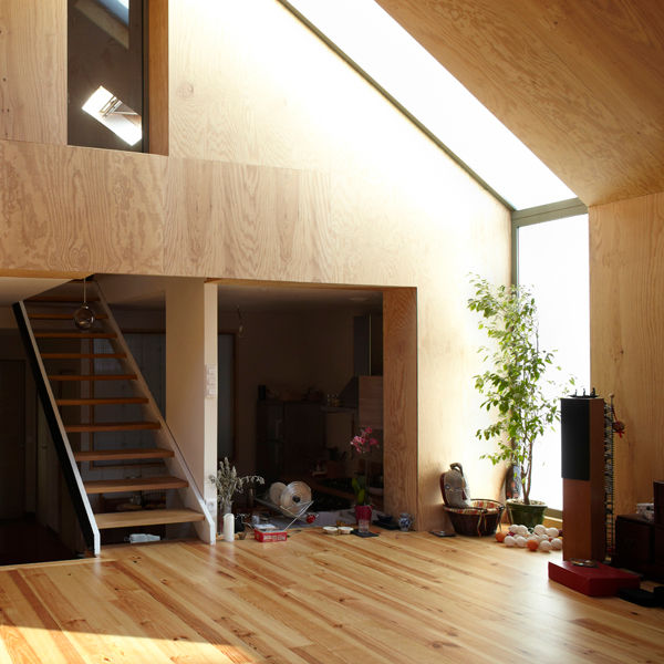 J'habite à Drancy, extension d'une maison , Atelier d'Architectures Fabien Gantois Atelier d'Architectures Fabien Gantois Modern living room