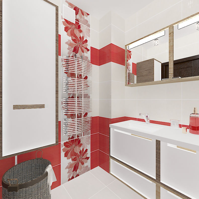 Квартира в жилом комплексе "Алиса", Design Rules Design Rules Baños de estilo ecléctico